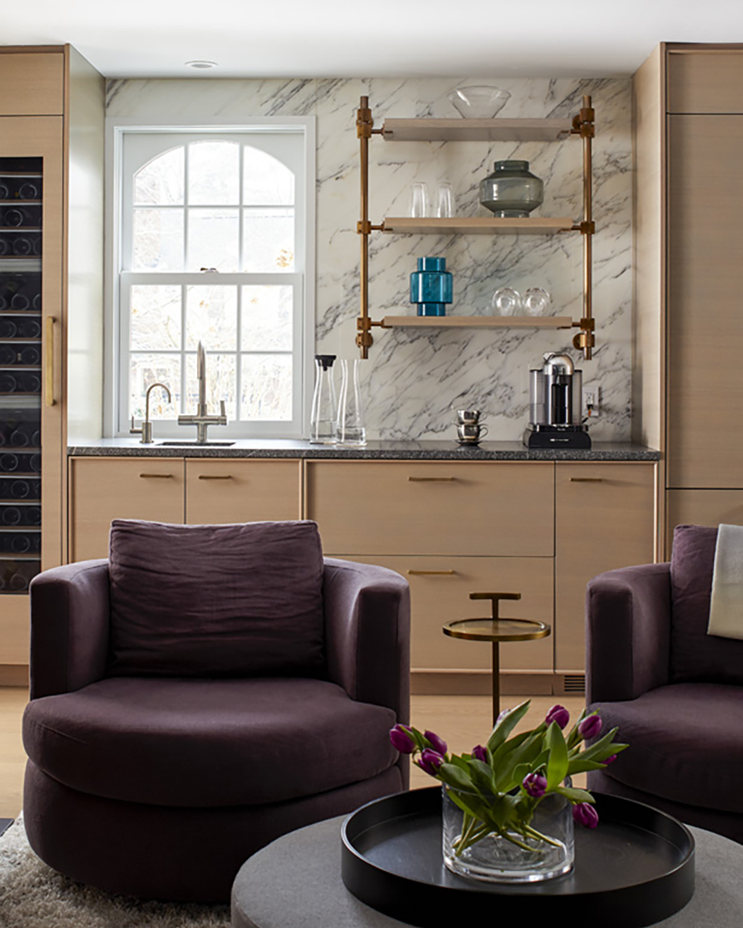 Image showcasing LOFT Bar Shelves by Amuneal